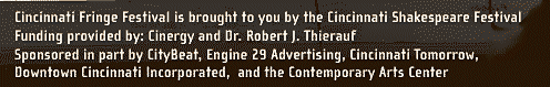 Fringe Festival Sponsors